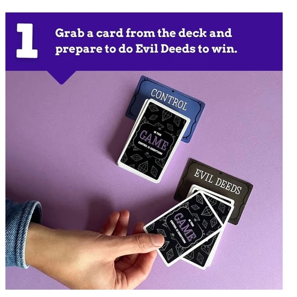 Disney Villains Selfish Card Game in Purple - Picture 5 of 13